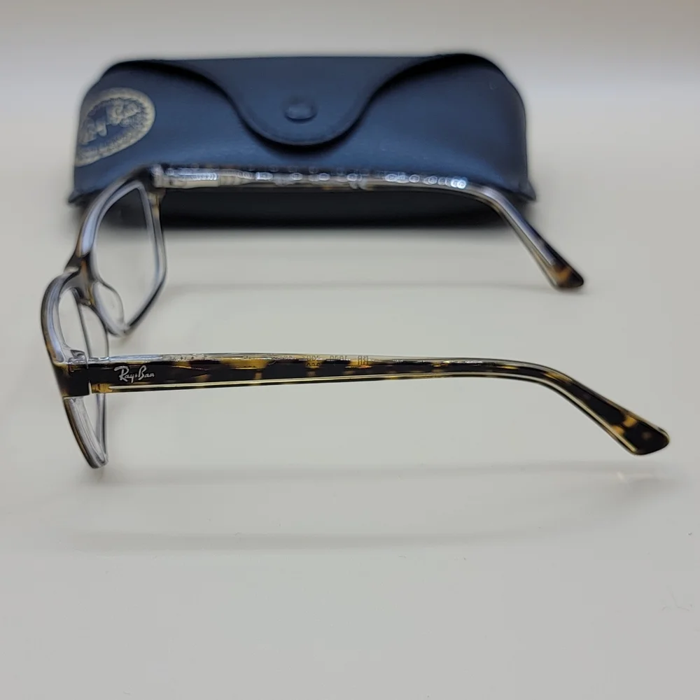 Ray Ban Junior RB1536 3602 Crystal Tortoise Eyeglasses Kids 48-16 130 W/Case